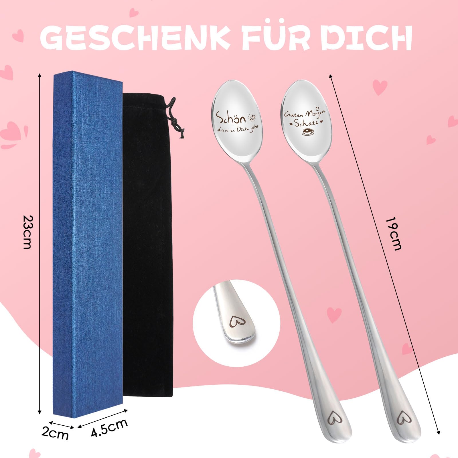 Lustiger Gravierter Kaffeelöffel Aus Edelstahl – Geschenk Für Kaffeeliebhaber Mit Spruch „But First Coffee“