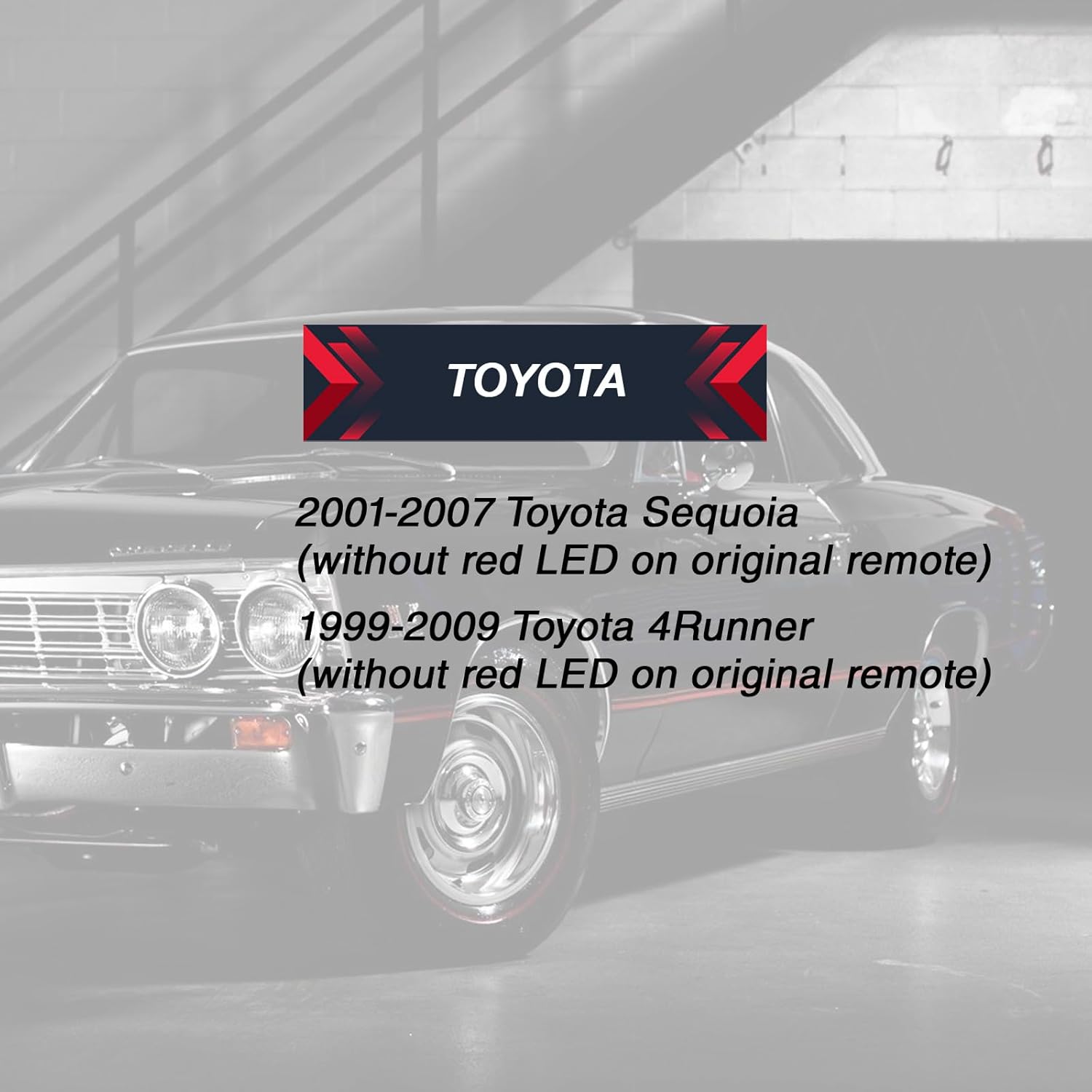 USARemote 交換用キーレスエントリーリモートキーフォブ 2個 1999-2009 Toyota 4Runner &amp;