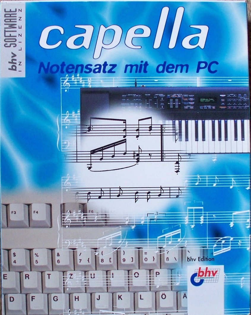 capella, 1 CD-ROMNotensatz mit dem PC. Für Windows 3.1/95/98