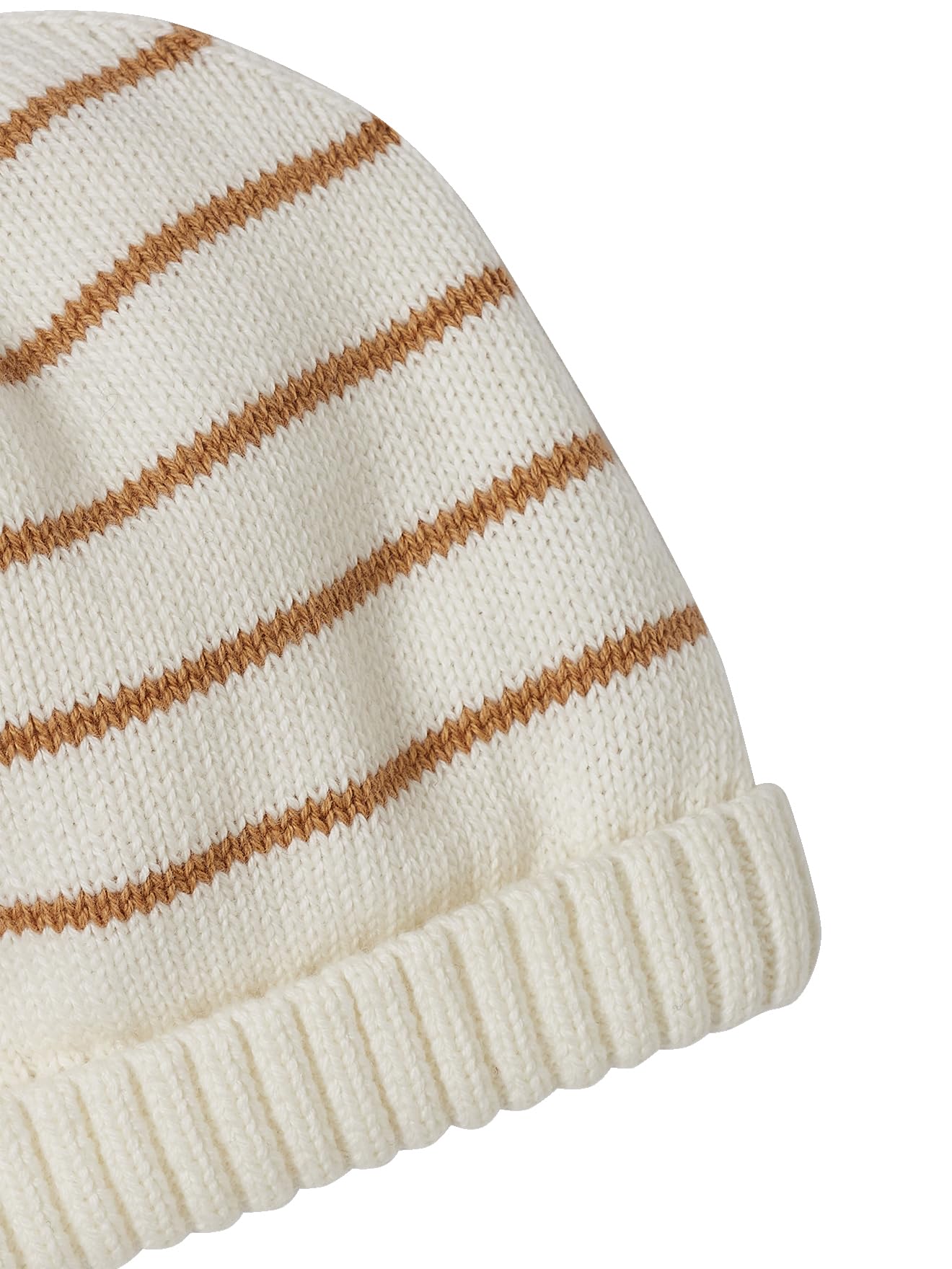 VERTBAUDET Ensemble combinaison et bonnet en tricot rayé bébé