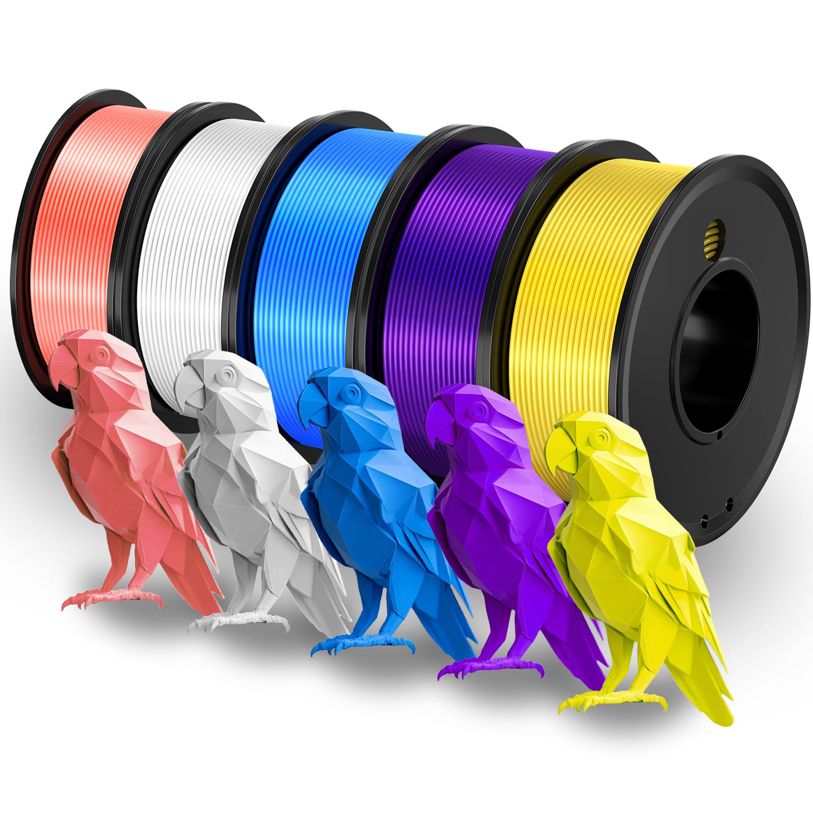 Snapklik.com : Dollate 3D Printing Filament - 5 Color Printing Filament ...
