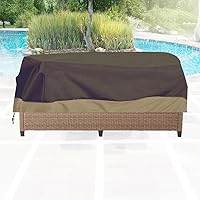 Vista 12 de LAMINET Funda impermeable de plástico para muebles de exterior, transparente y resistente - Funda para sillas de respaldo alto/apiladas - Protección