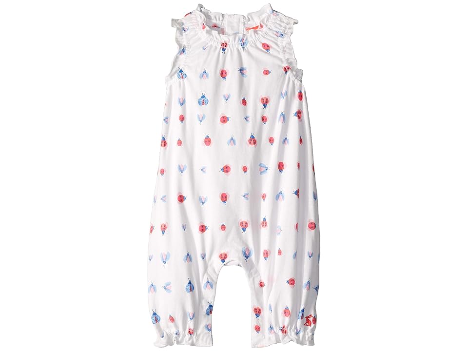 

Joules Kids Lottie One-Piece (Infant) (White Bugs) Girl's Jumpsuit & Rompers One Piece, Multi