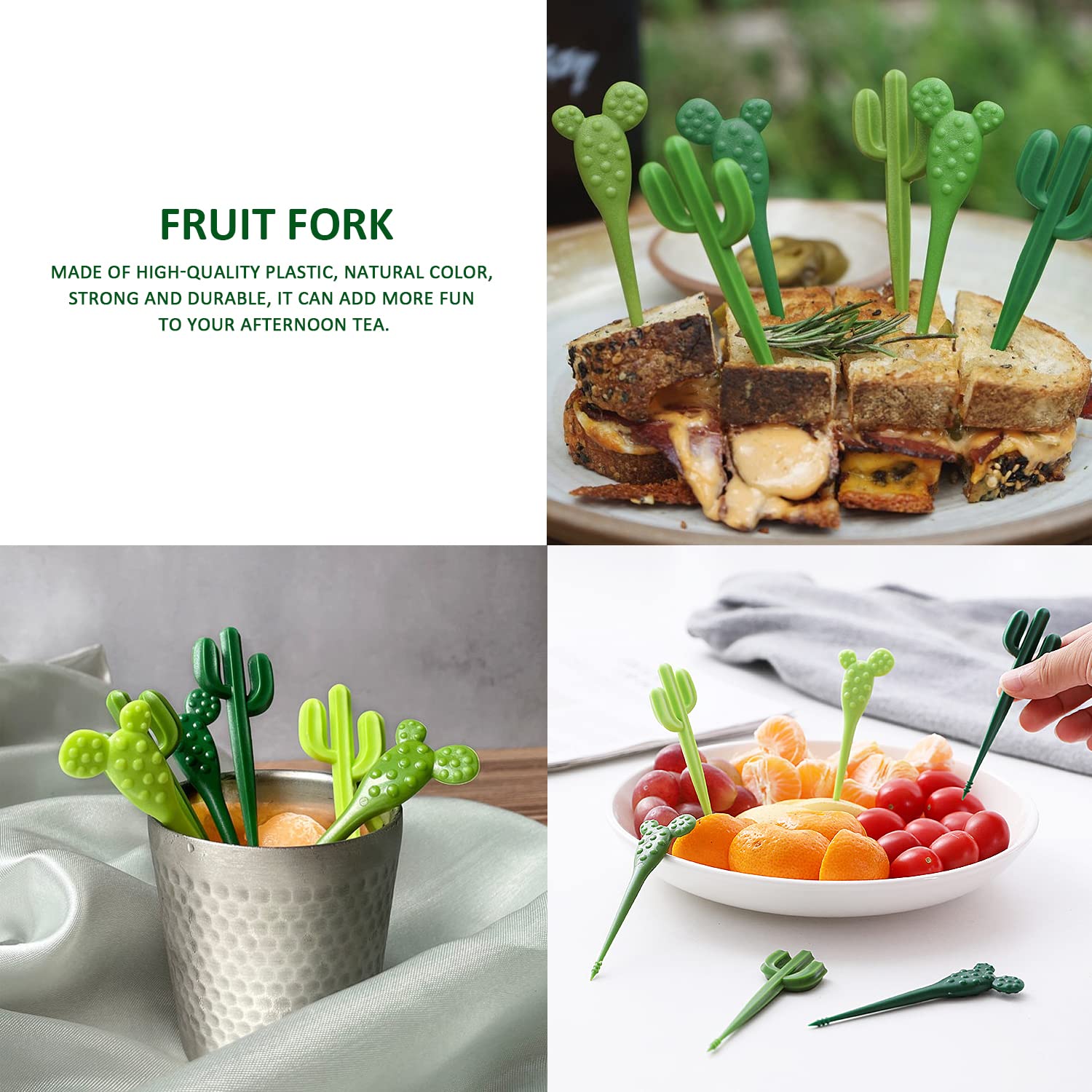 Fourchettes Miniatures Animaux 60 Fourchettes à Fruits Animaux Pour Enfants - Cures-dents Décoratifs - Couleurs Assorties - VEGCOO Fourchettes Fruits Enfants VEGCOO Lot 60 Pics Animaux