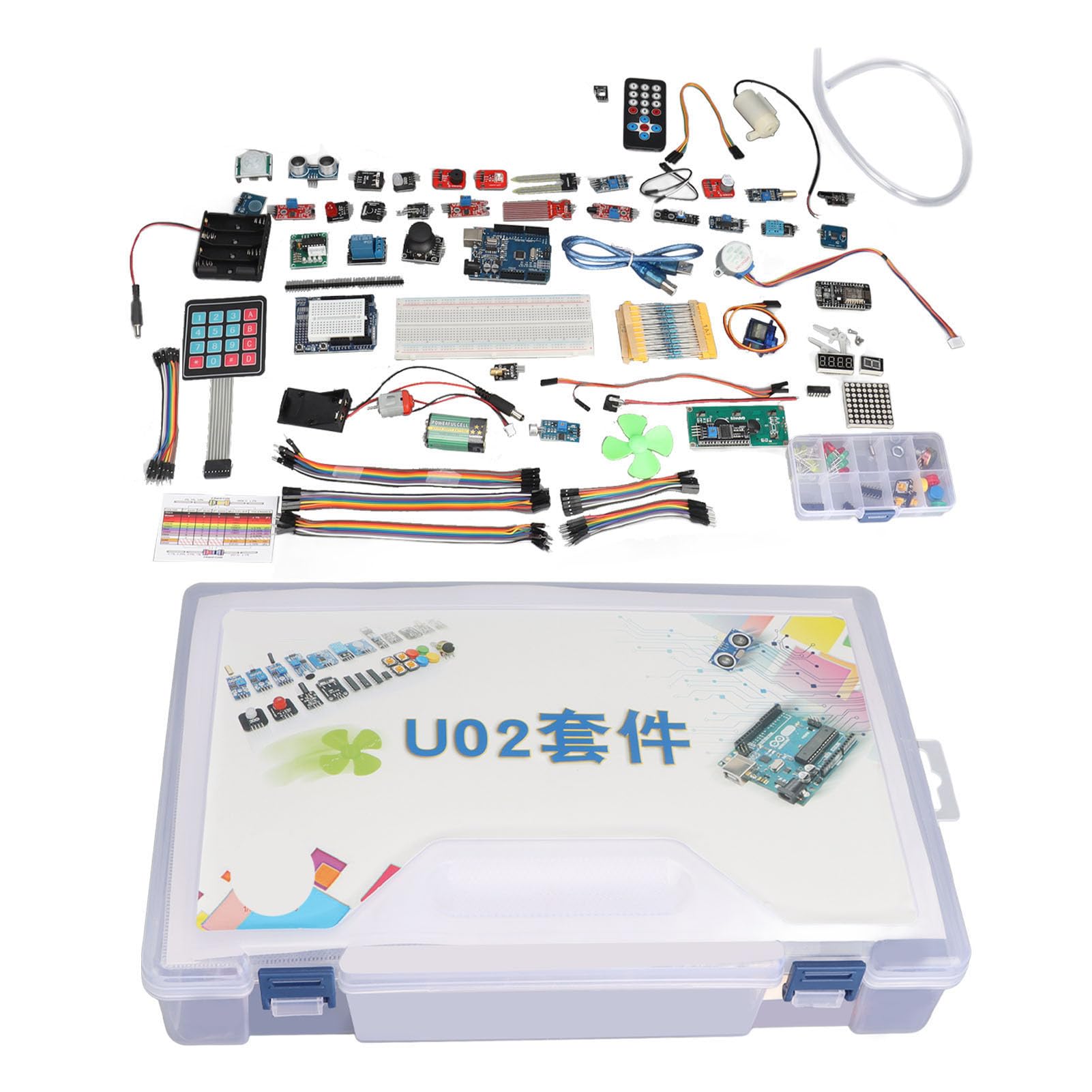 FTVOGUE Kit Scheda di Sviluppo Scheda Madre per Progetti IoT, Creatore di Apprendimento con Programmazione Scratch, Set di Schede di Avvio di Base, Ampia Applicazione per Studenti e Creatori