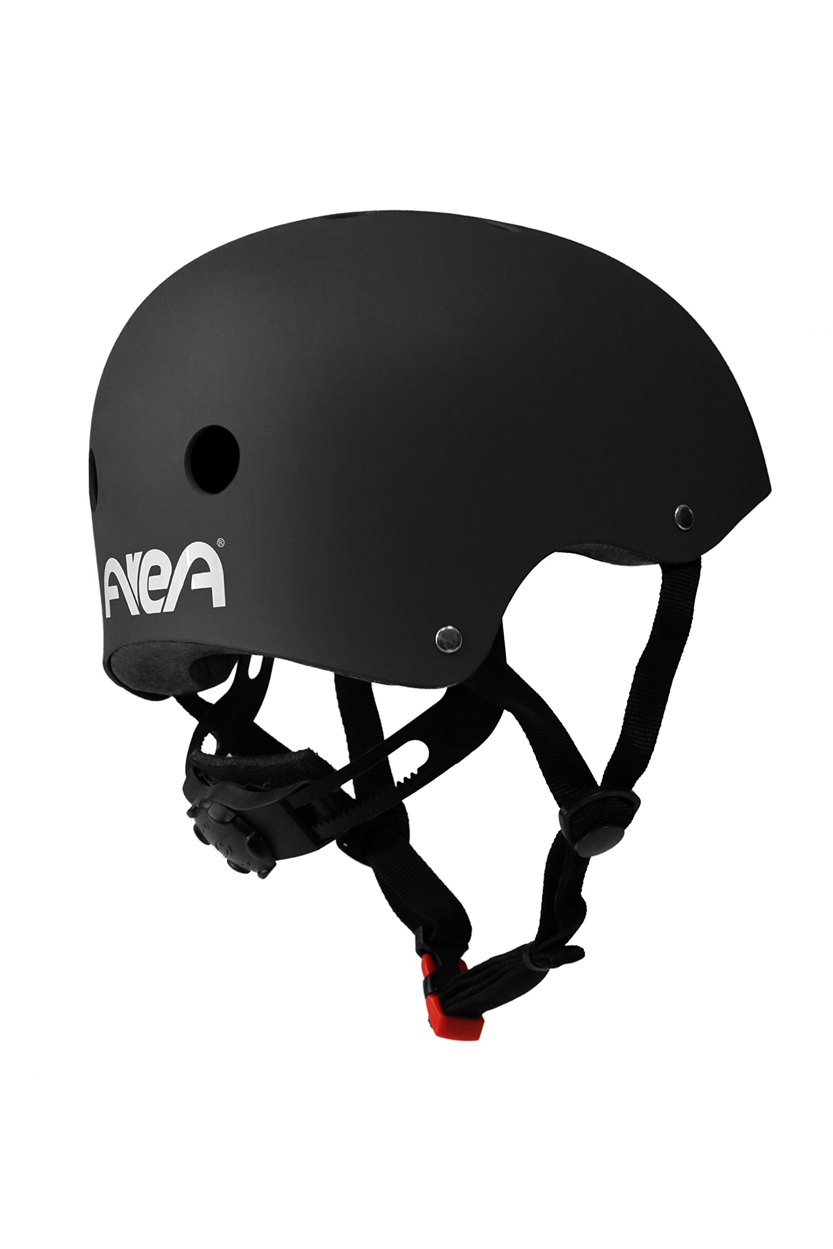 AREA Casco Skateboard Testato a Norma CEE Esterno in ABS Interno in EPS con Anello di microregolazione