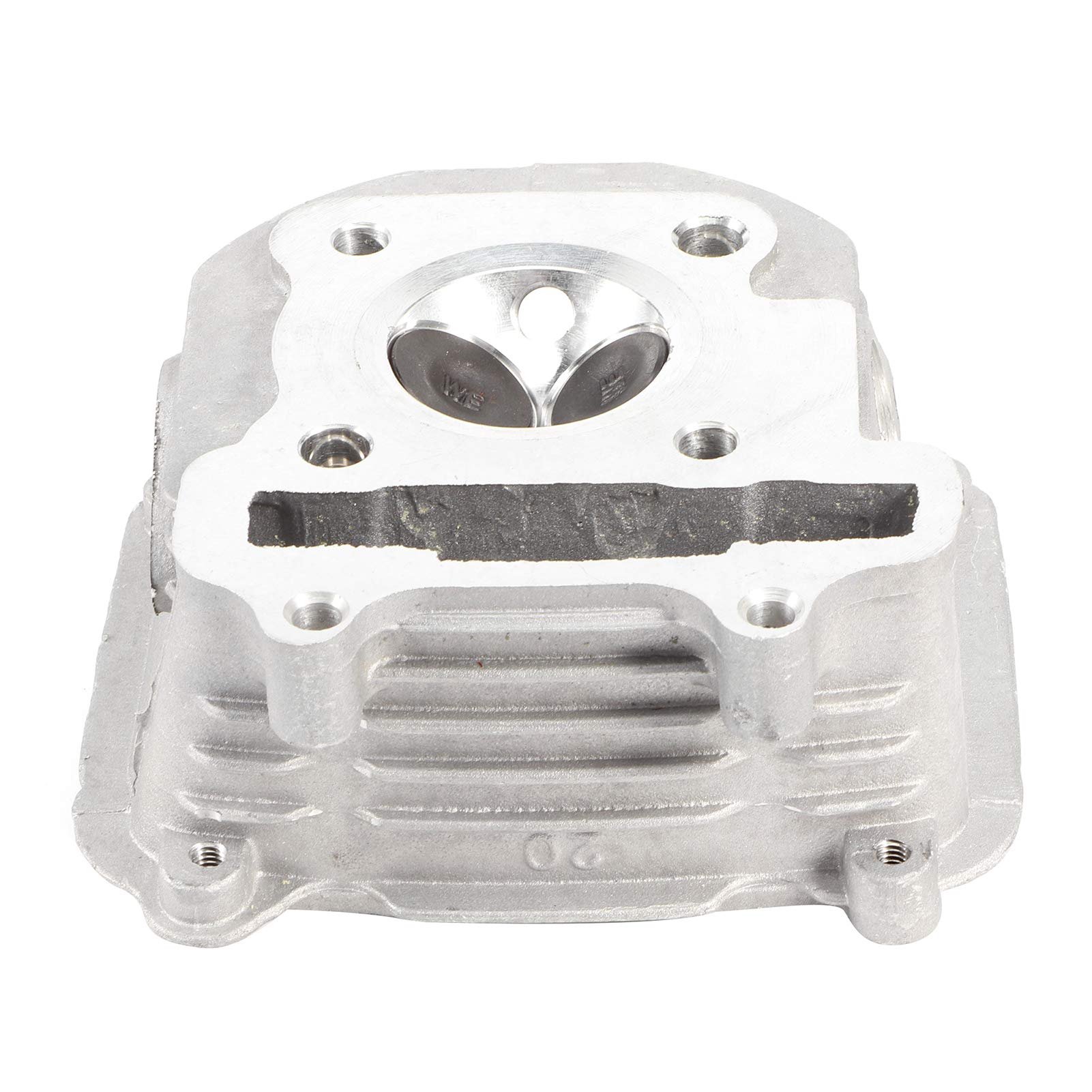 needlid Big Bore Cylinder Head, 2.3in with Engine Motorcycle Cylinder Head, Rustproof ATV Cylinder Head Rugged for 125cc 150cc GY6
