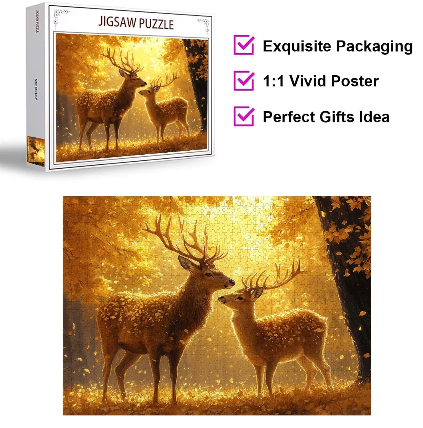 Puzzle 3000 Pezzi Autunno Puzzle Adulti, Gioco Educativo, n-708