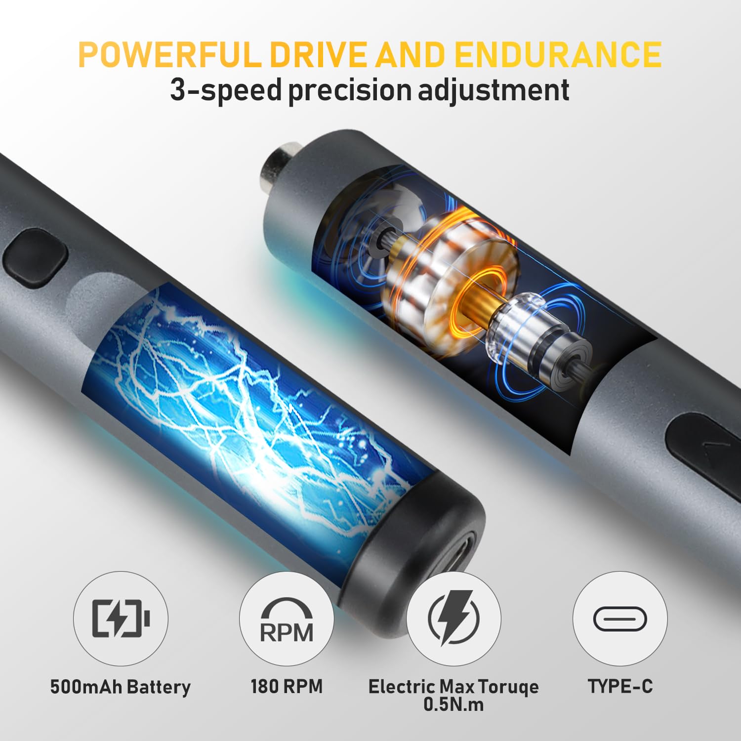 ZOE Mini Electric Screwdriver Set - 50-in-1 -3