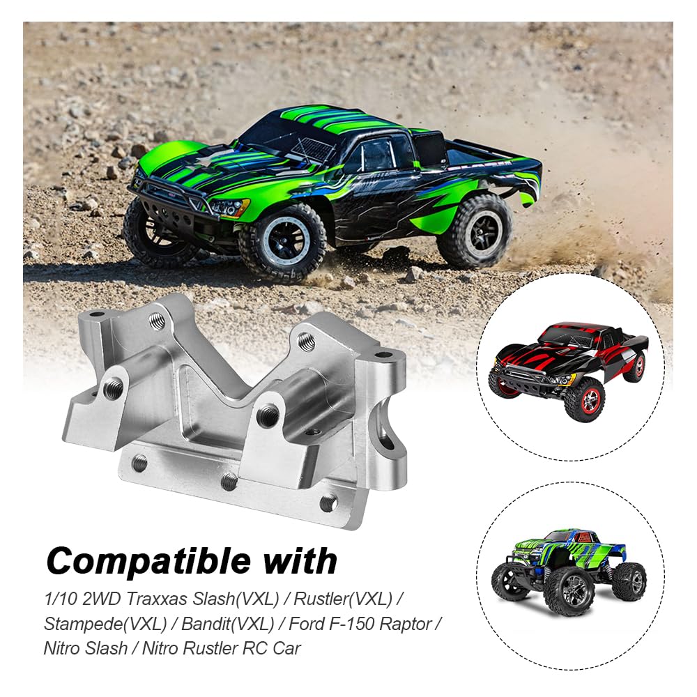 Amazon.com: Hobbypark Aluminum Front Bulkhead Upgrade Parts