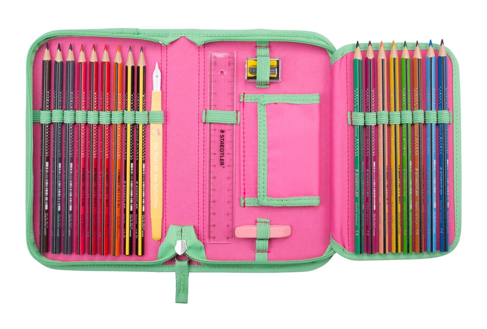 DerDieDas Schulranzen Set 5-TLG. ErgoFlex Superflash Paradise
