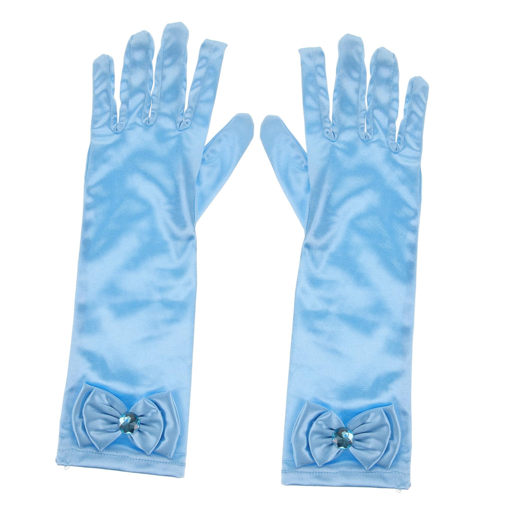 TOVINANNA 1 Pair Satin Gloves for Flower Elegant Dress Up Accessories for Weddings Parties Stage Performances and Special Events Durable Design