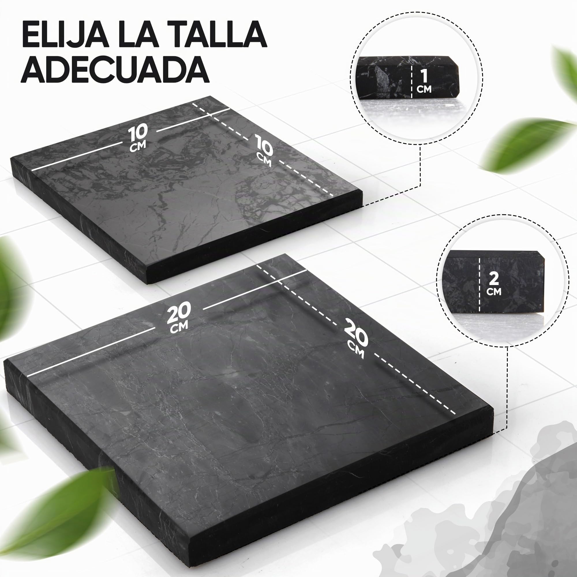 Placa de Shunguita PURAJA | Original de Carelia | Pulida a mano con bordes redondeados | Con certificado de la mina de Zazhoginskij