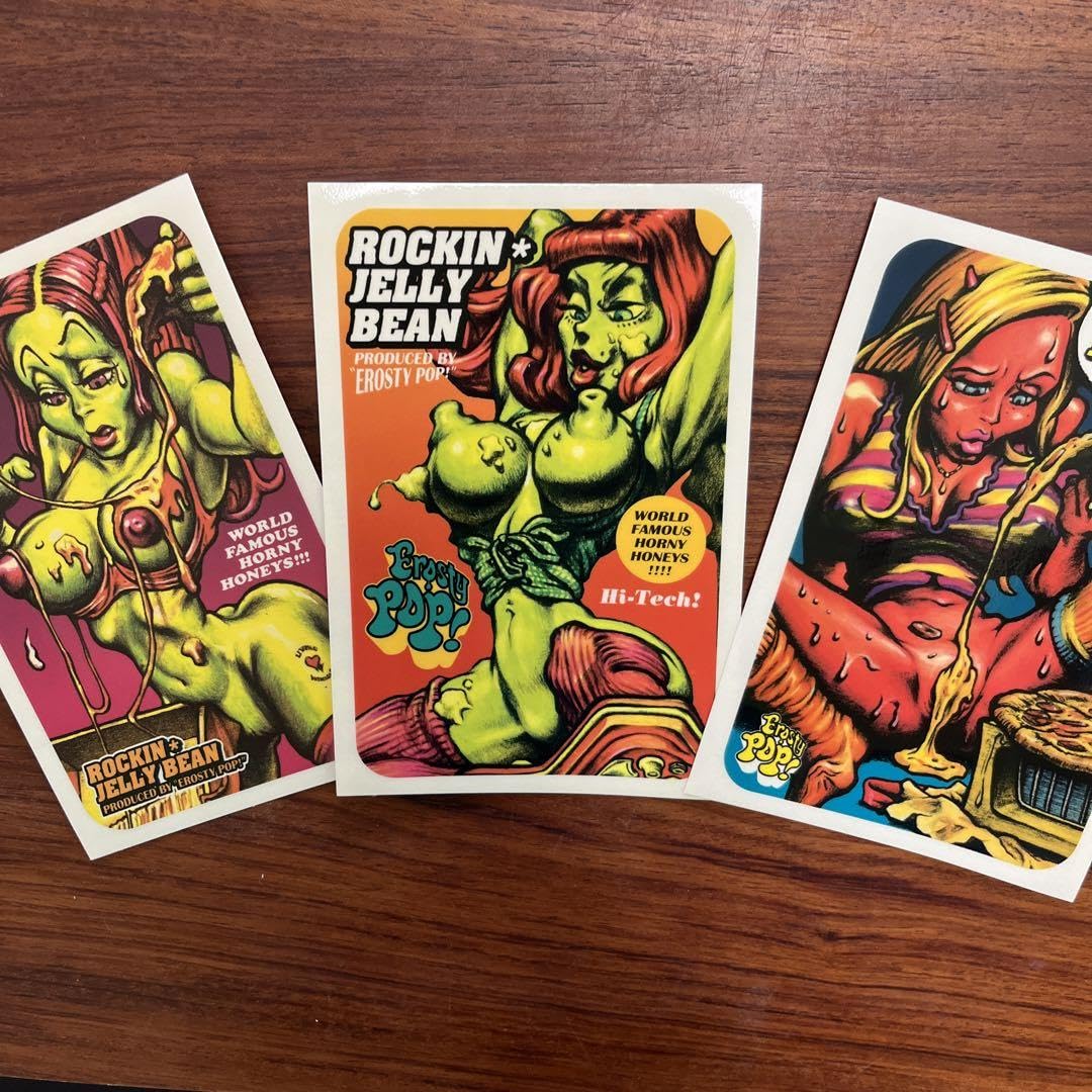 【希少本】RockinJerrybeanロッキンジェリービーンステッカーセット 希少本】RockinJerrybeanロッキンジェリービーンステッカー
