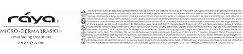 Miniatura 6 de RAYA Crema facial de microdermoabrasión (107), solución suave de rejuvenecimiento y limpieza para piel sin problemas, hidratante facial, crema