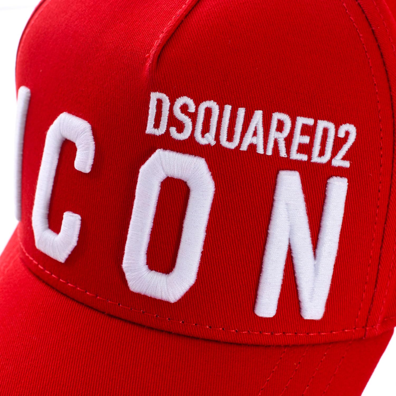 DSquared Roter Hut mit weißem Schriftzug
