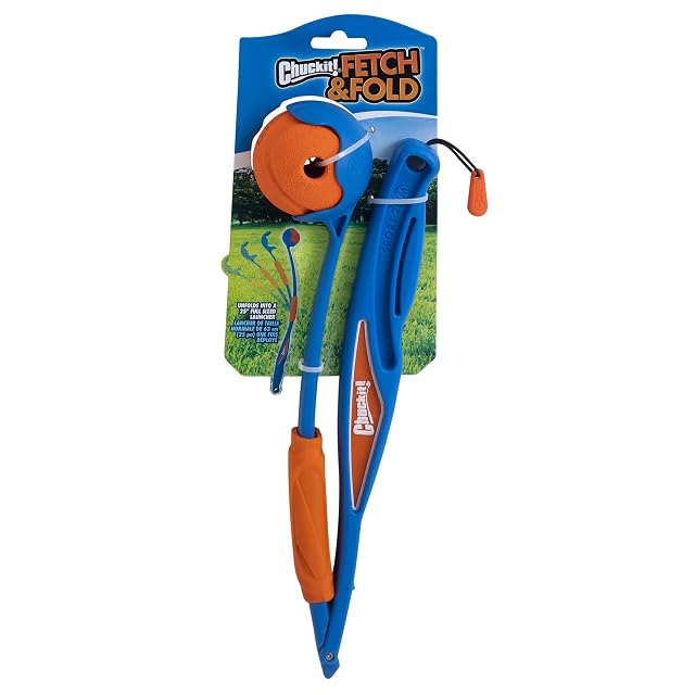 Chuckit Juguetes Lanzador de pelotas Para Perros Fetch & Fold Launcher