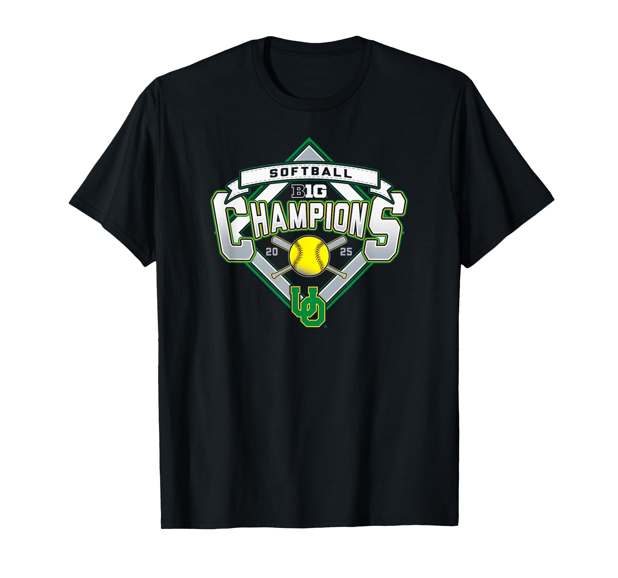 Oregon Ducks Softball Big Ten Champs 2025 Season T-Shirt