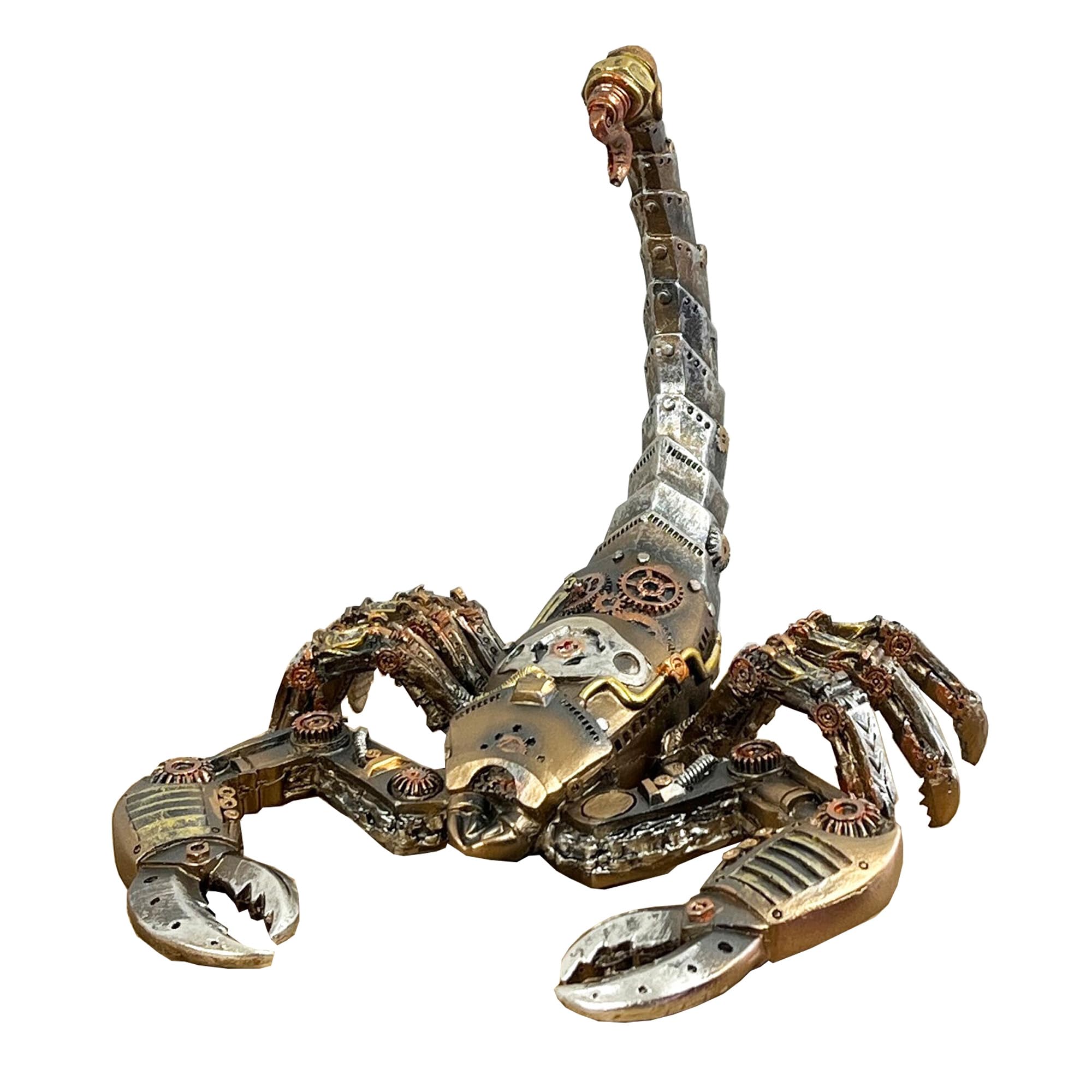 Alfie Francis Bronze 17.5Cm Tall Steampunk Scorpion Figurine Ornament For The Home - Resin