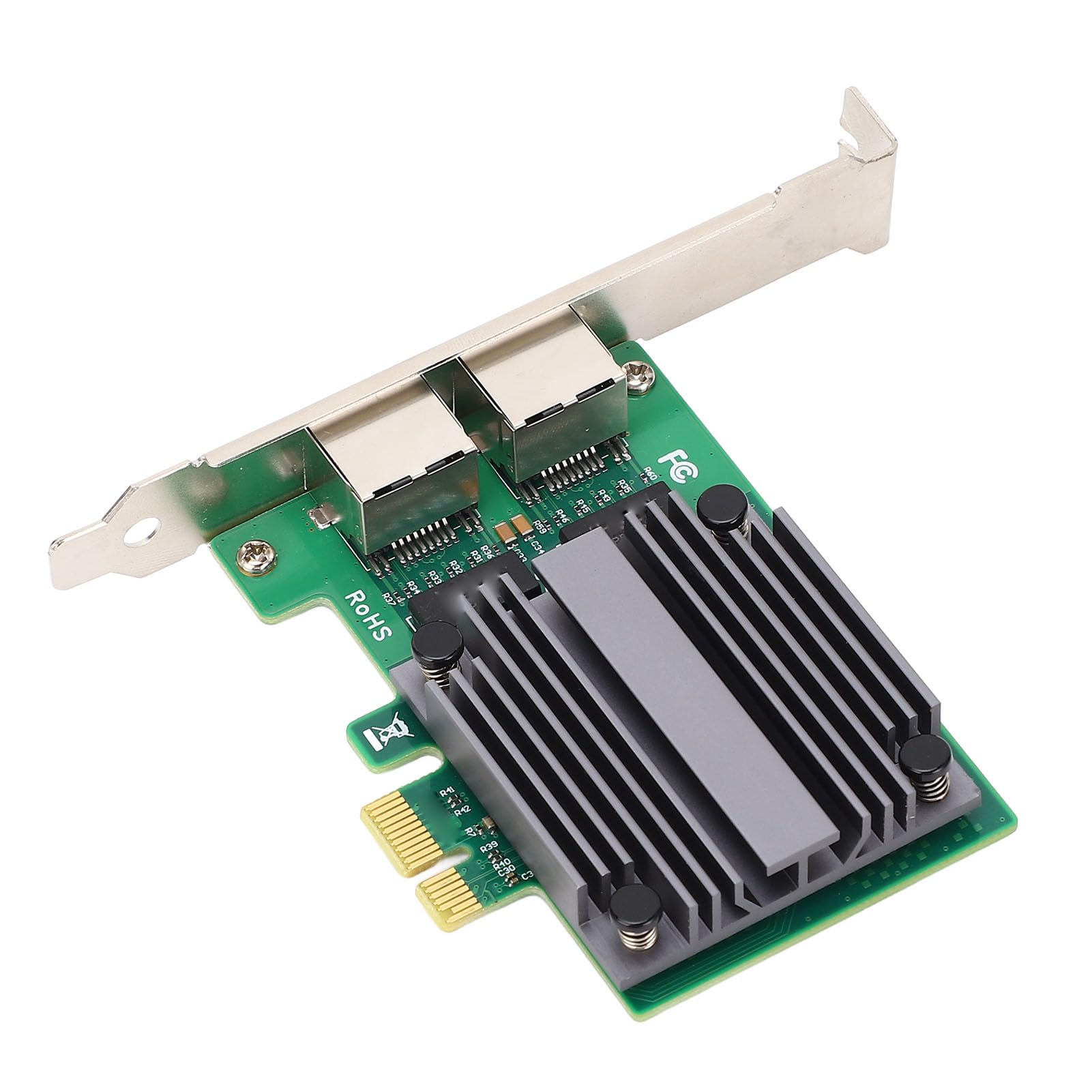 Cryfokt Carte Réseau PCIe 2.5G Ethernet Haute Vitesse, Adaptateur pour Jeux