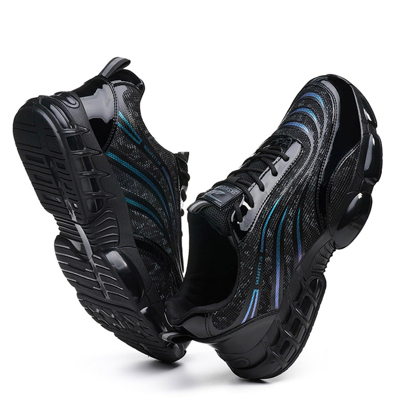 Genérico Zapatos de Hombre Caminar Bambas Gimnasio Casuales de Gran tamaño Trekking Tenis Caminar Bambas Gimnasio Ligeros Transpirables Zapatos Ortopédicos Cómodos Correr Trabajar