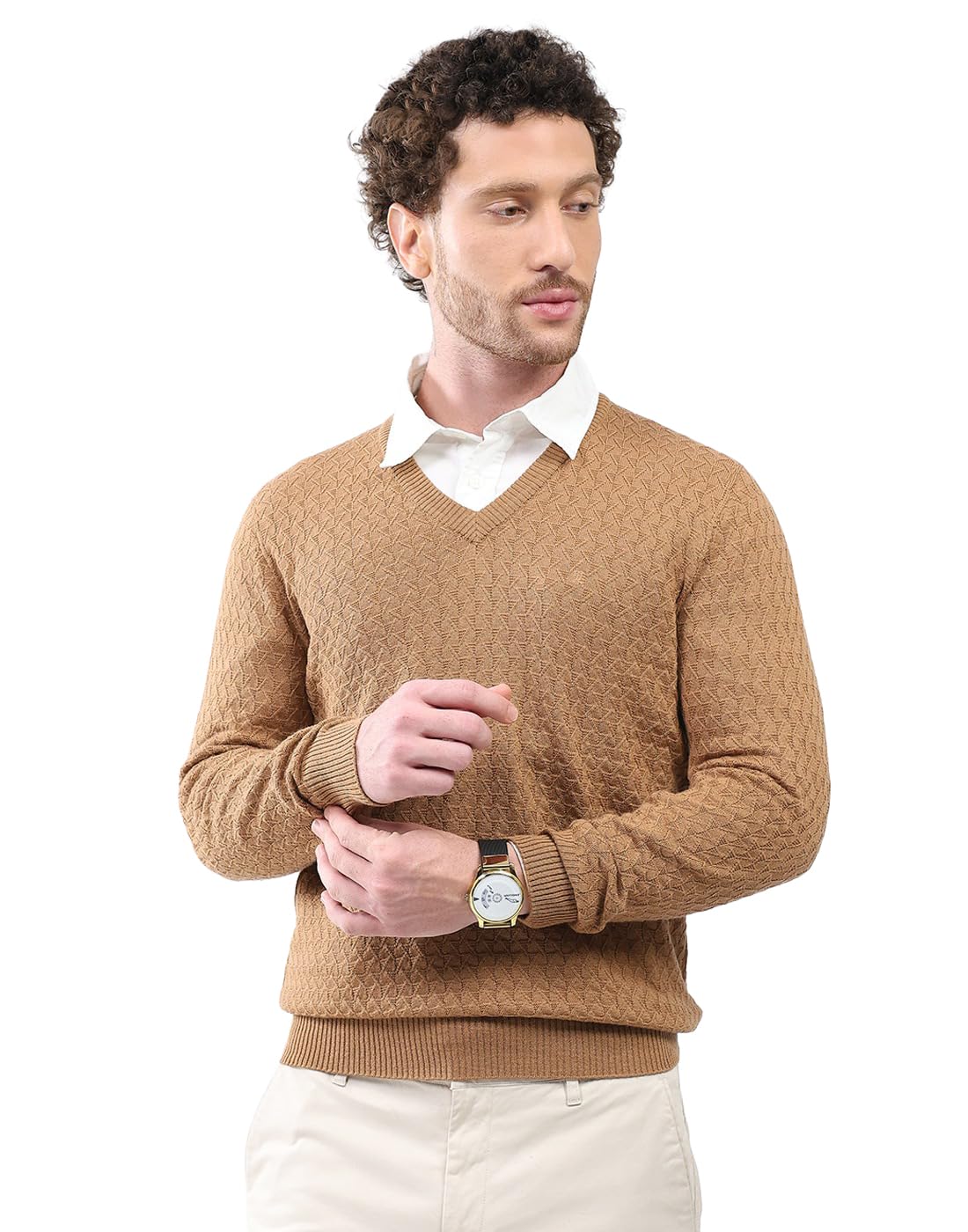 monte carlo Mens Regular Fit Full Sleeve V Neck Pullover | Warm Woolen Sweater for Men |Soft Comfortable Knitted Winter Wear for Men (Pack of 1)-picture-31