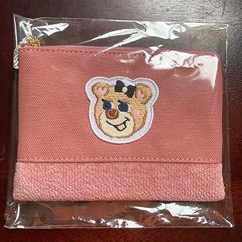 Amazon.co.jp: オールドテディガール ワッペンポーチ ピンク