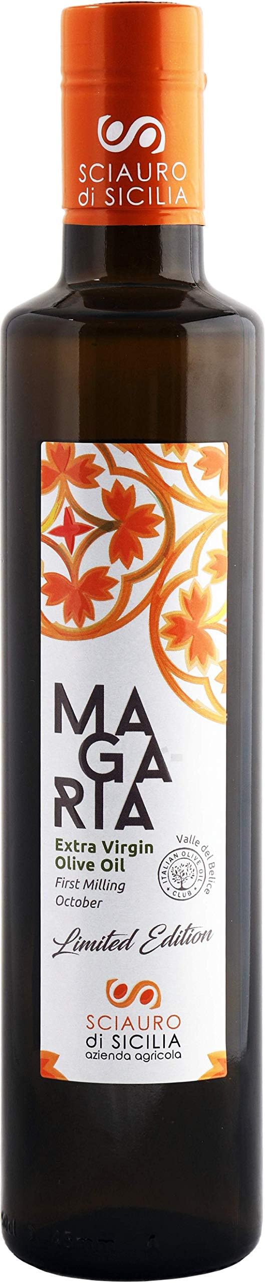 Magaria Valle Del Belice Extra Virgin Olive Oil, 16.9-Ounce