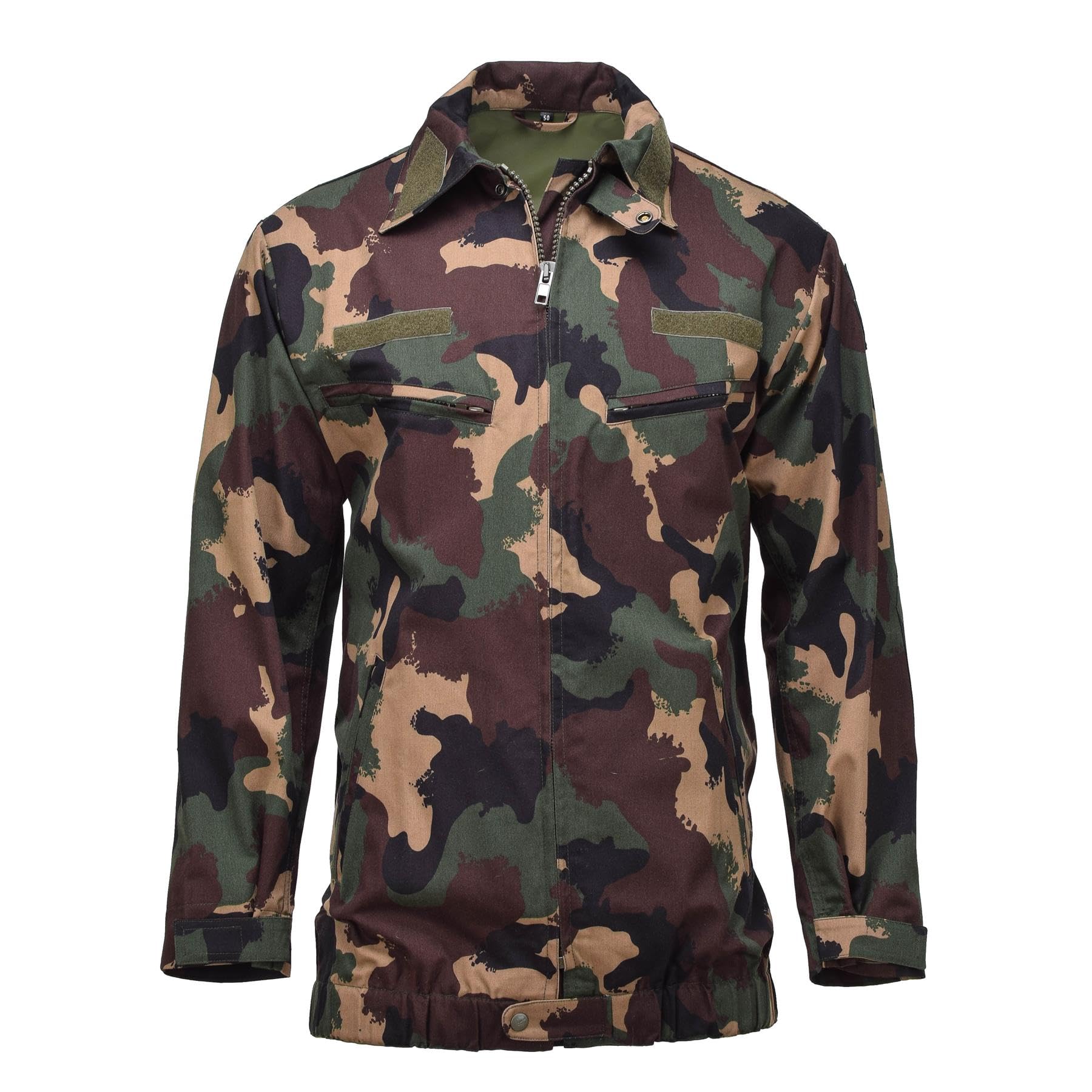 Militar Men's Brown Original Hungarian Military Field Jacket M1990 Four-Color Woodland Shirts New
