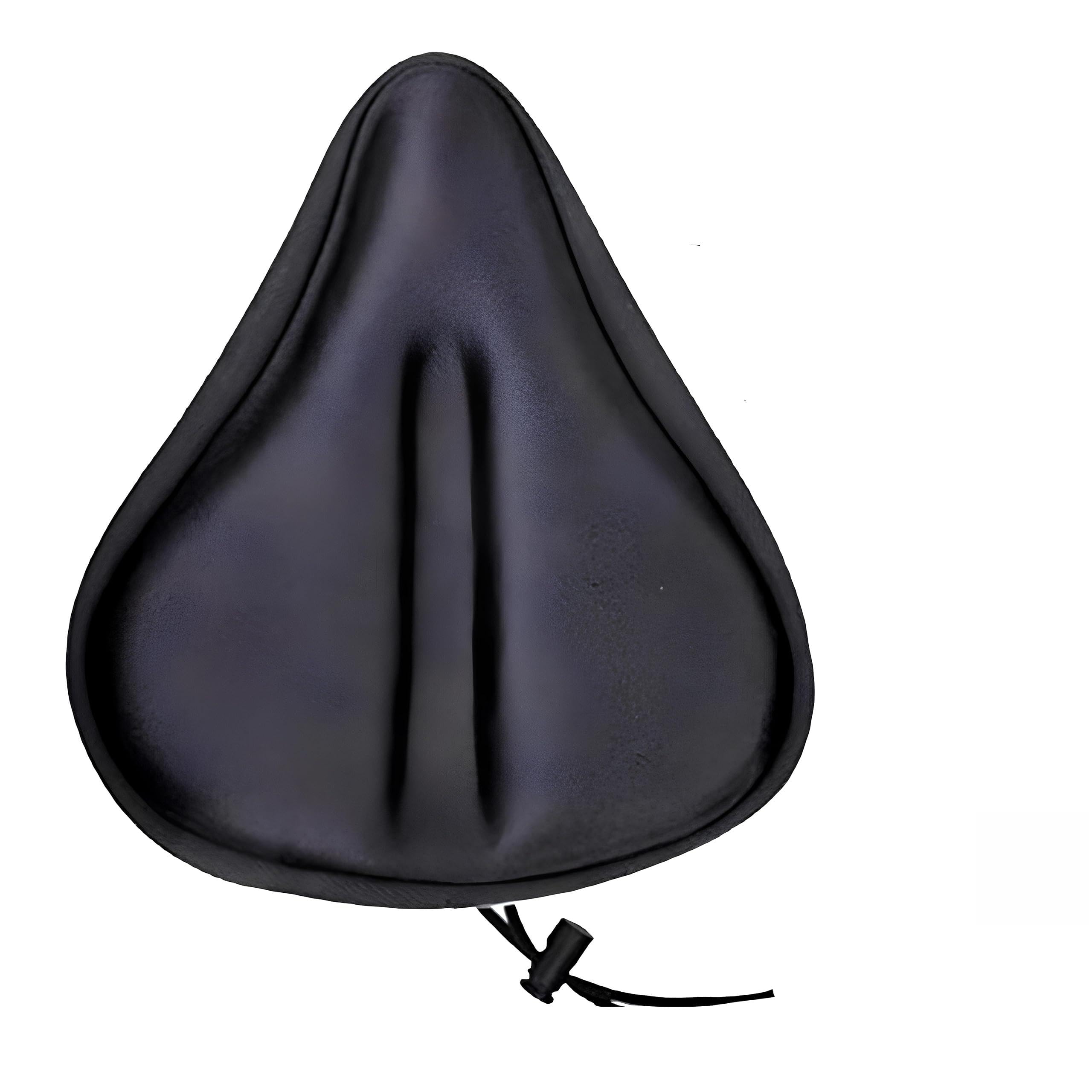 Waterproof Classic U12 Silica Gel and High-density Foam Bicycle Seat Cover for Wide Seats (Black)