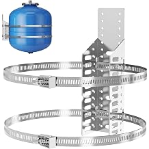 ZhouDaShu Extension Tank Mounting Bracket for Water Heater, Thermal Expansion Tank Holder with 2 Earthquake Straps, Fits up to 13" Diameter 5 Gallon Hot Water Tank, 1 Set |  2 33cm 5