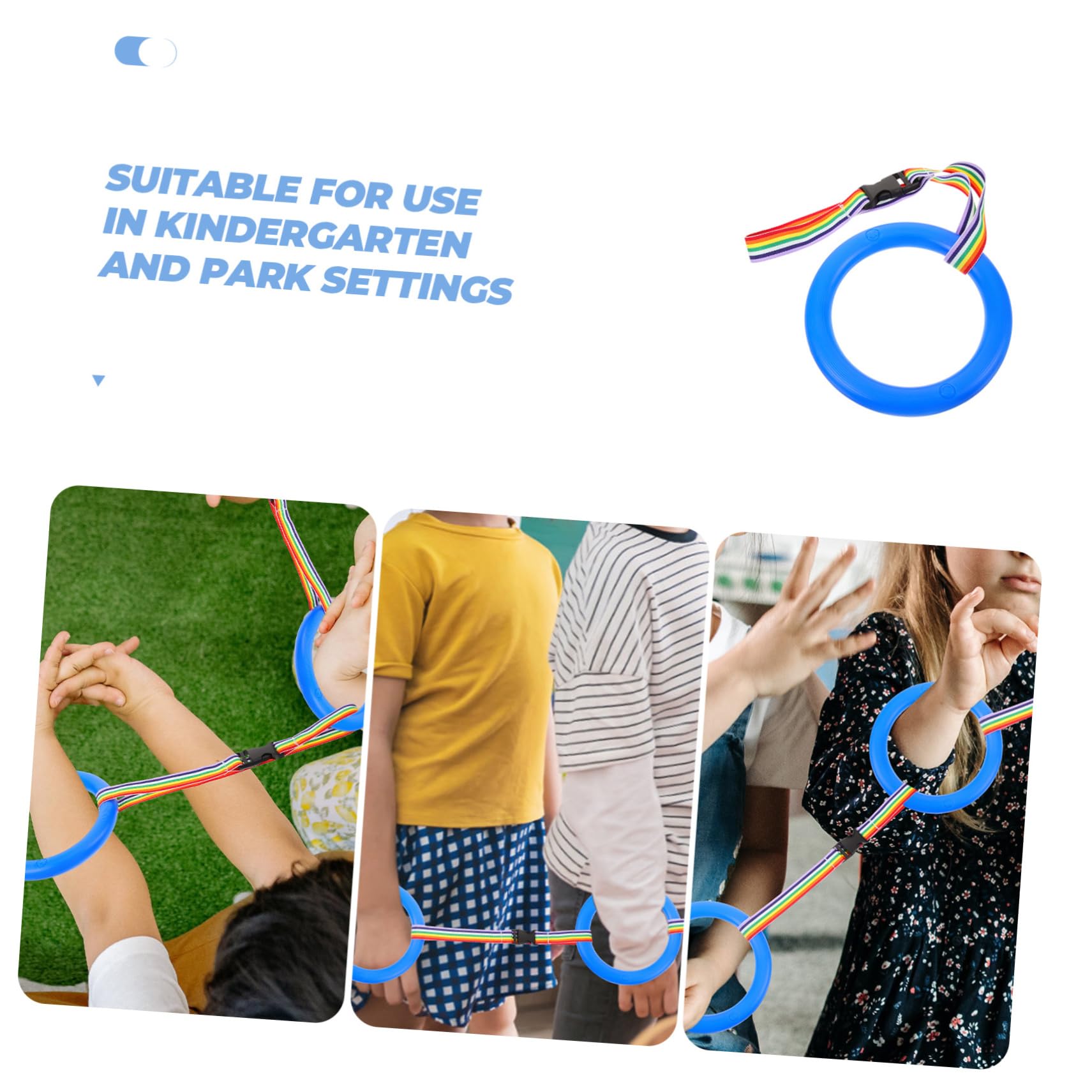 1juego Cuerda De Seguridad Para Niño Niña Anillos Desmontables Arnés De Caminar Para Guardería y Actividades Al Aire Diseño y Versátil Para Niño Niña De Años