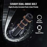 Vista 6 de Kit de extractor de equilibrador armónico Orion Motor Tech, juego de extractor de 3 garras ajustable para quitar amortiguadores armónicos