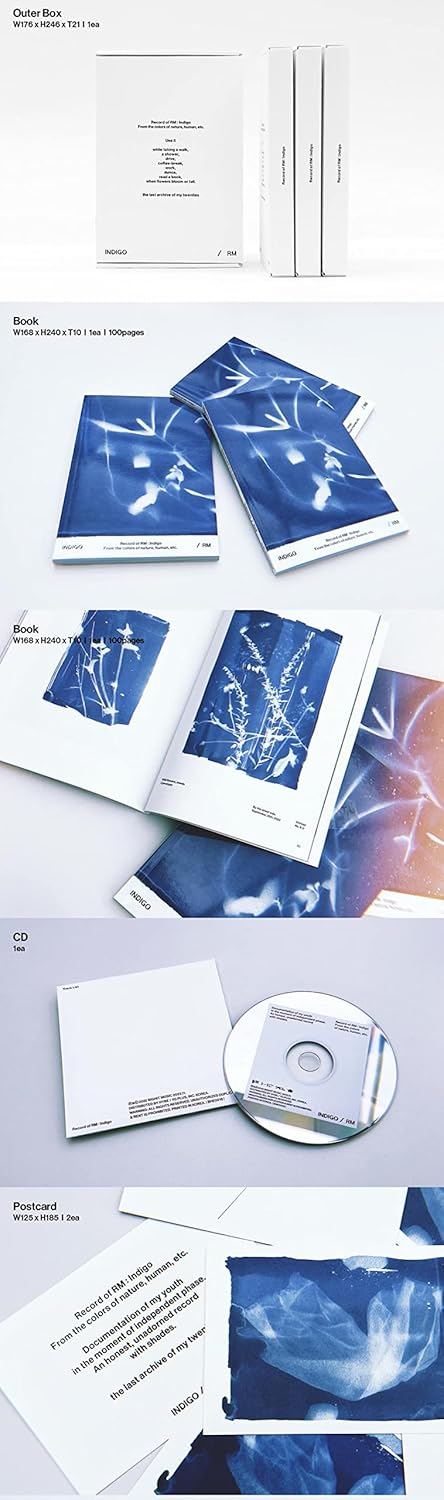 BTS RM - INDIGO edición de libro ver SOLO Álbum CD LIBRETA FOTOCARD SELLADA