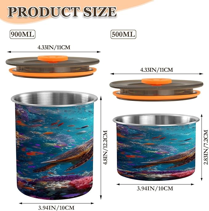 Almacenador de Alimentos ALAZA 17 oz, Acero Inoxidable, Multicolor miniatura 3