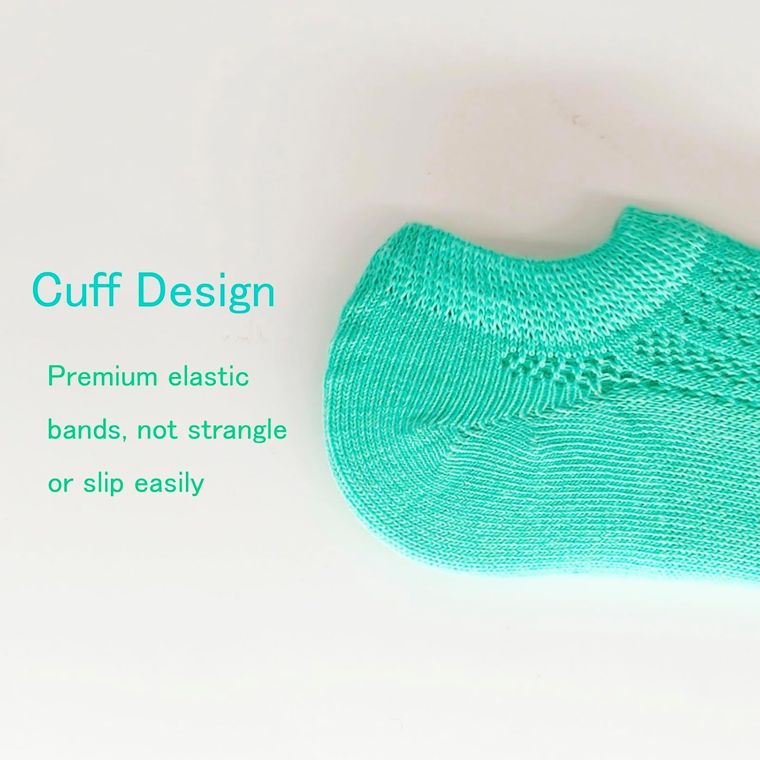 Kids Ankle Socks, Low Cut Cotton Socks Colorful Anti Slip No Show Socks for 2-12 Years Boys Girls, 10 Pairs - Image 3