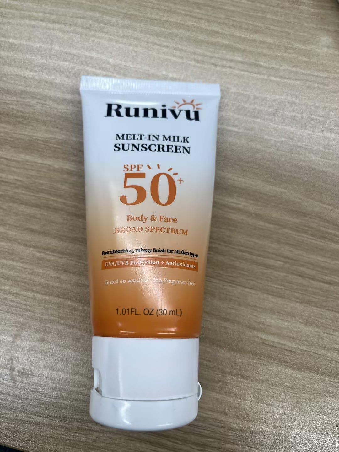 Sunscreen with SPF 50+,Sunscreen for Face PA++++ with Broad Spectrum UVA/UVB Protection,Face Sunscreen with Vitamin E,Oxybenzone-Free,Fragrance-Free for All Skin Tones,1.01 FL.Oz