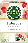 Traditional Medicinals Organic Hibiscus Thé à base de plantes, 16 Sacs à thé du comte (paquet de 1)