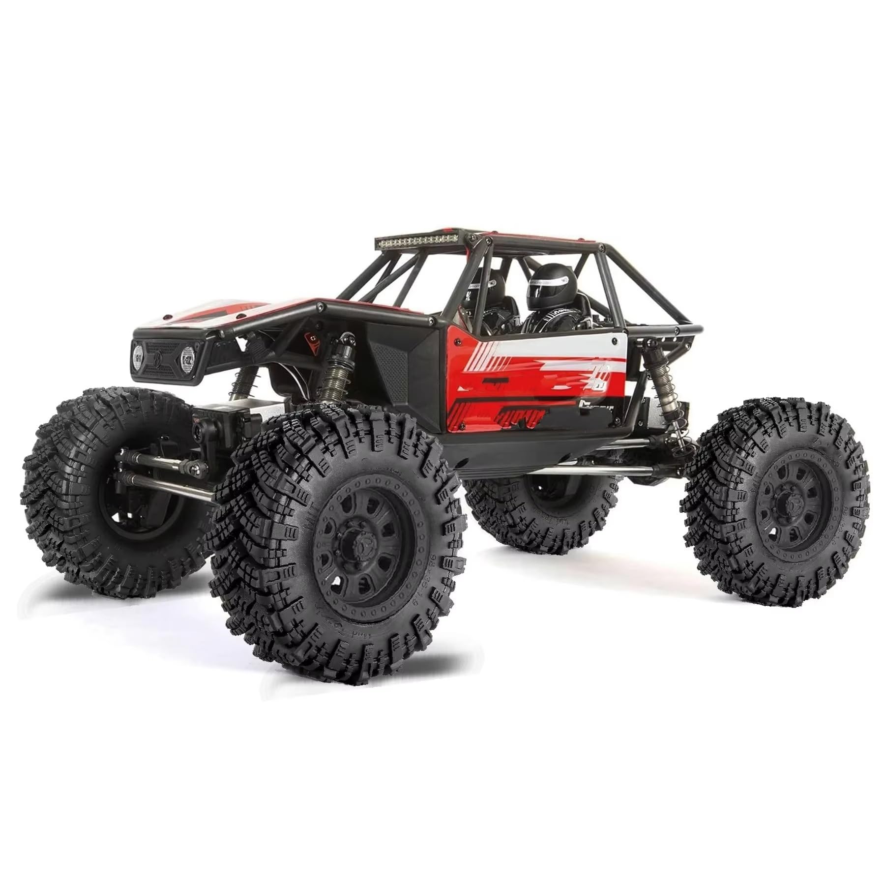 RC Ruote Gomma Compatibile Con Axial Per SCX10 Pro Per Capra Per Traxxas Per TRX4 D90 Per Redcat 1/10 RC Crawler Car Pneumatico In Gomma Morbida Da 98 Mm E 1,9"
