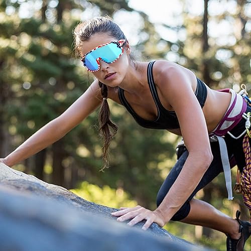 Miniatura 4 de Vipers - Lentes de sol para hombre y mujer, lentes de sol deportivos polarizados para ciclismo, pesca, correr y escalar, UV 400