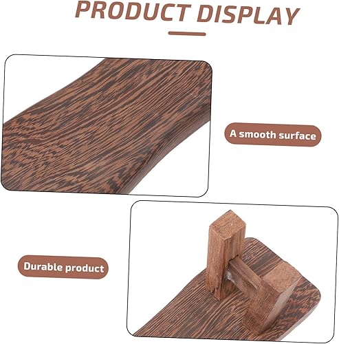 Miniatura 3 de MAGICLULU Almohada cervical de madera de ala de pollo Almohada para dormir Almohada de sauna Almohada de espalda Almohada de madera Almohada de