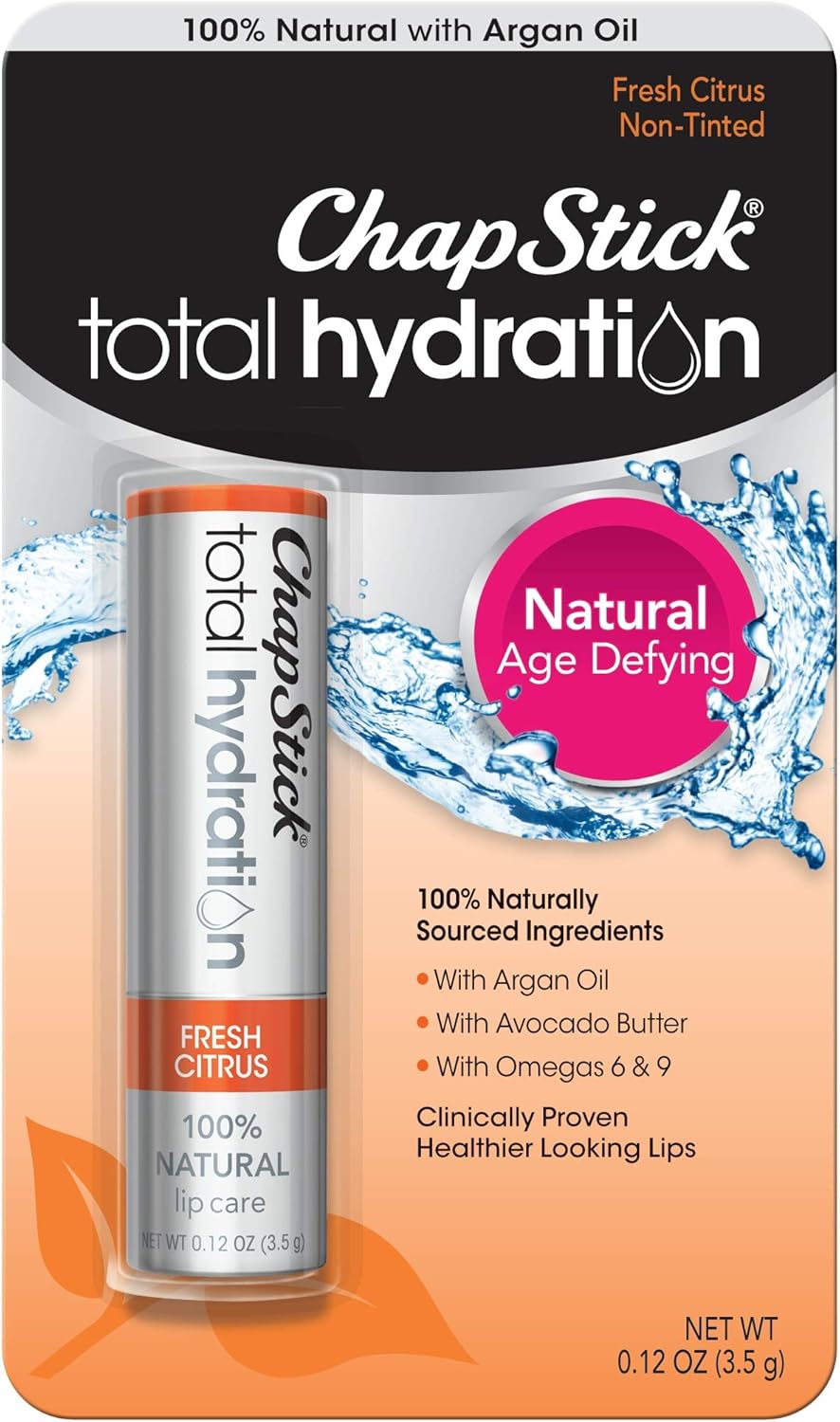ChapStick Total Hydration Conditioning Lip Scrub Fresh Peppermint, Lip Exfoliator - 0.27 Oz : Everything Else