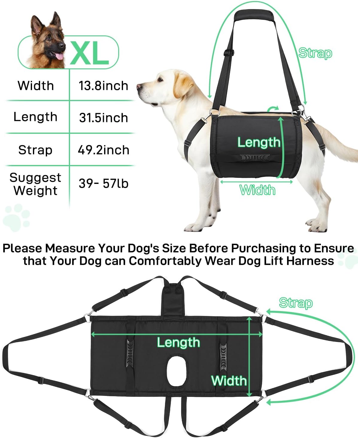 Ultimate Dog Lift Harness: Support for Senior and Injured Canines