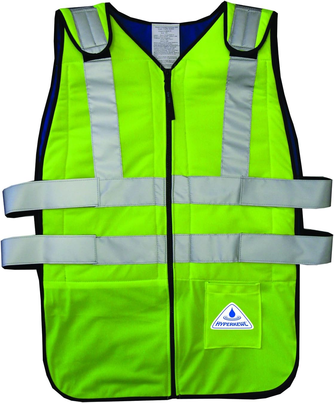 TechKewl Phase Change Cooling Vest Blue