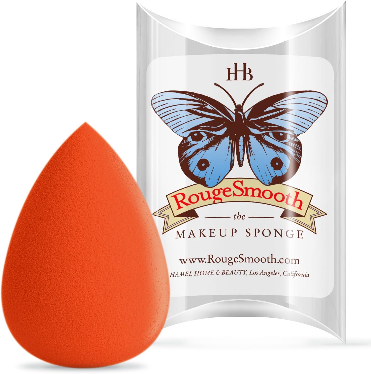 Best Makeup Sponge & Blender for Beauty - Flawless Applications for Foundation - Contour & Highlight Like a Makeup Artist - 100% – Makes a Great Gift! - Color: Daring Tangerine