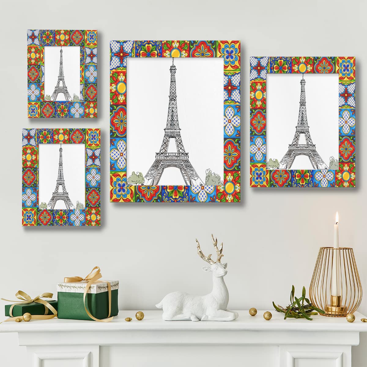 Amazon.com - Ourtheme Mexican Ceramic Tile 11x14 Picture Frame