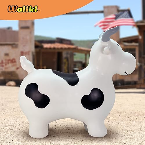Miniatura 4 de WALIKI Bouncy Horse Hopper  Benny The Jumping Bull - Pony inflable para niños pequeños