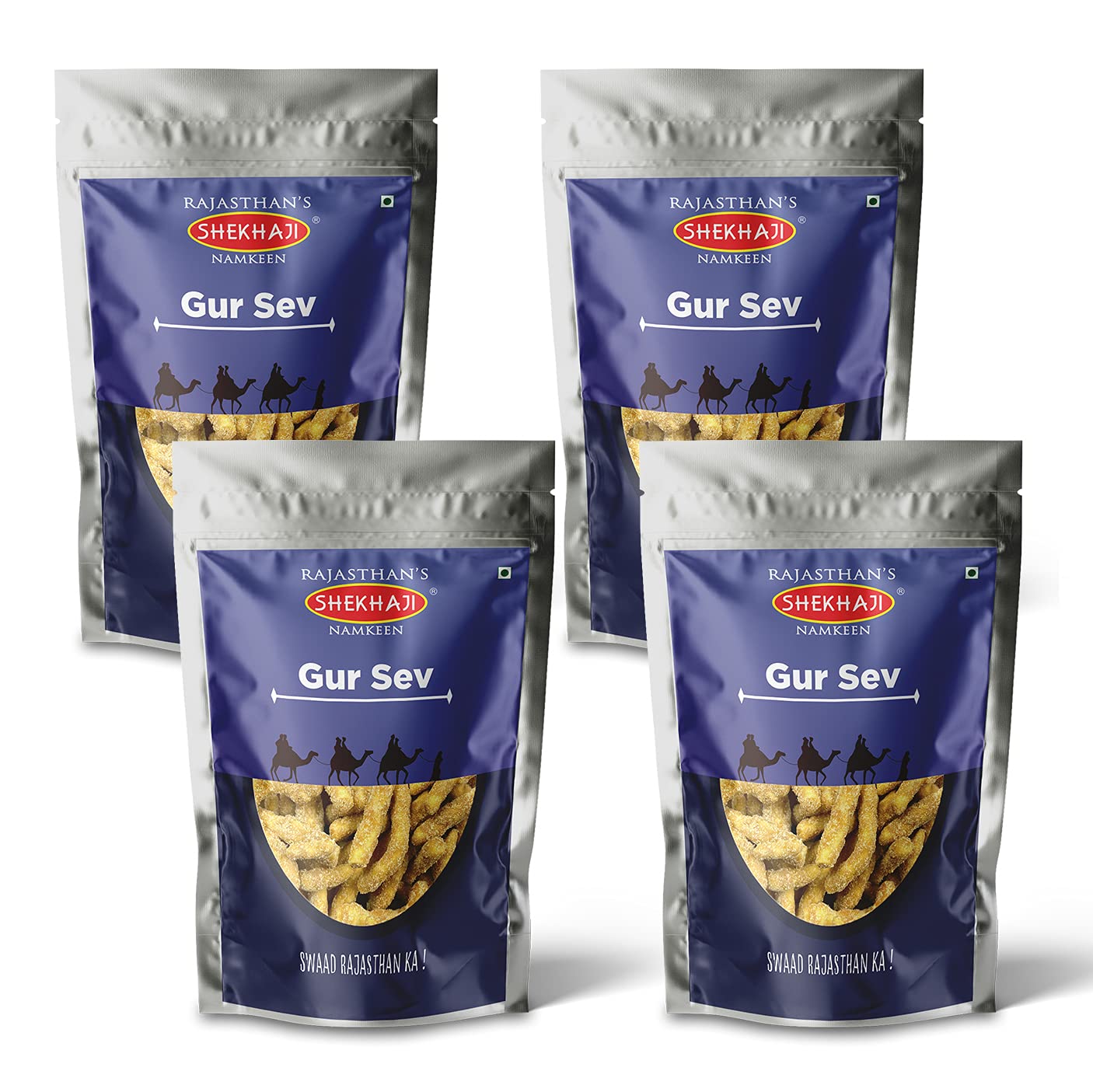 Shekhaji Gur Sev 800 gm (Pack of 4-200 gm each) | Winter Special Gud Sev (Jaggery Sev) | Protein Sticks | Authentic Handmade Namkeen from Rajasthan (B09FPXNK4J) Amazon Price History, Amazon Price Tracker