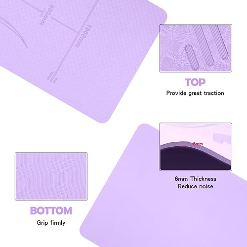 Miniatura 4 de Alfombrilla de equipo de ejercicio para rueda de rodillo abdominal, alfombrilla de rodilla abdominal antideslizante, 0.236 pulgadas de grosor para