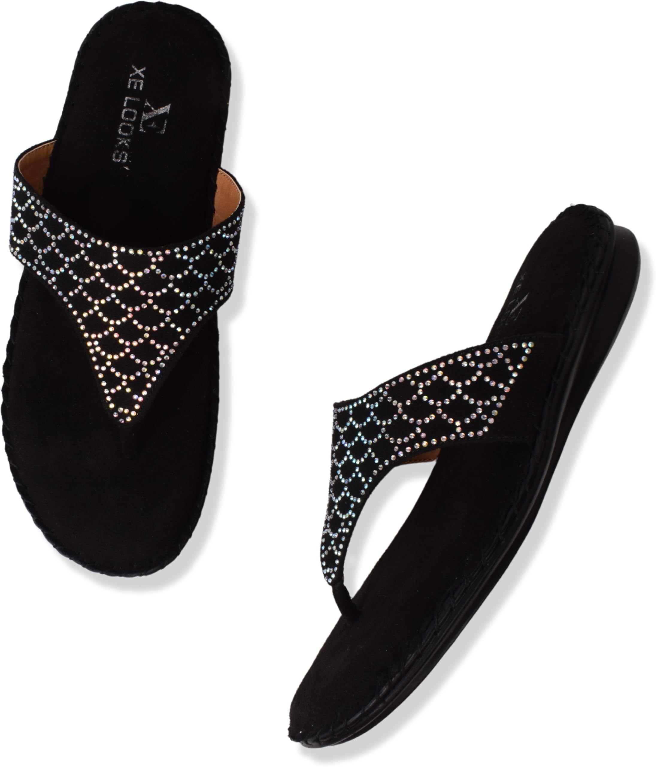 See full amazon price history chart for XE Looks Doctor Sole Comfortable Stylish Women Black Slipper XE Looks Doctor Sole Comfortable Stylish Women Black Slipper (B0B6ZX85MF) Amazon Price History, Amazon Price Tracker